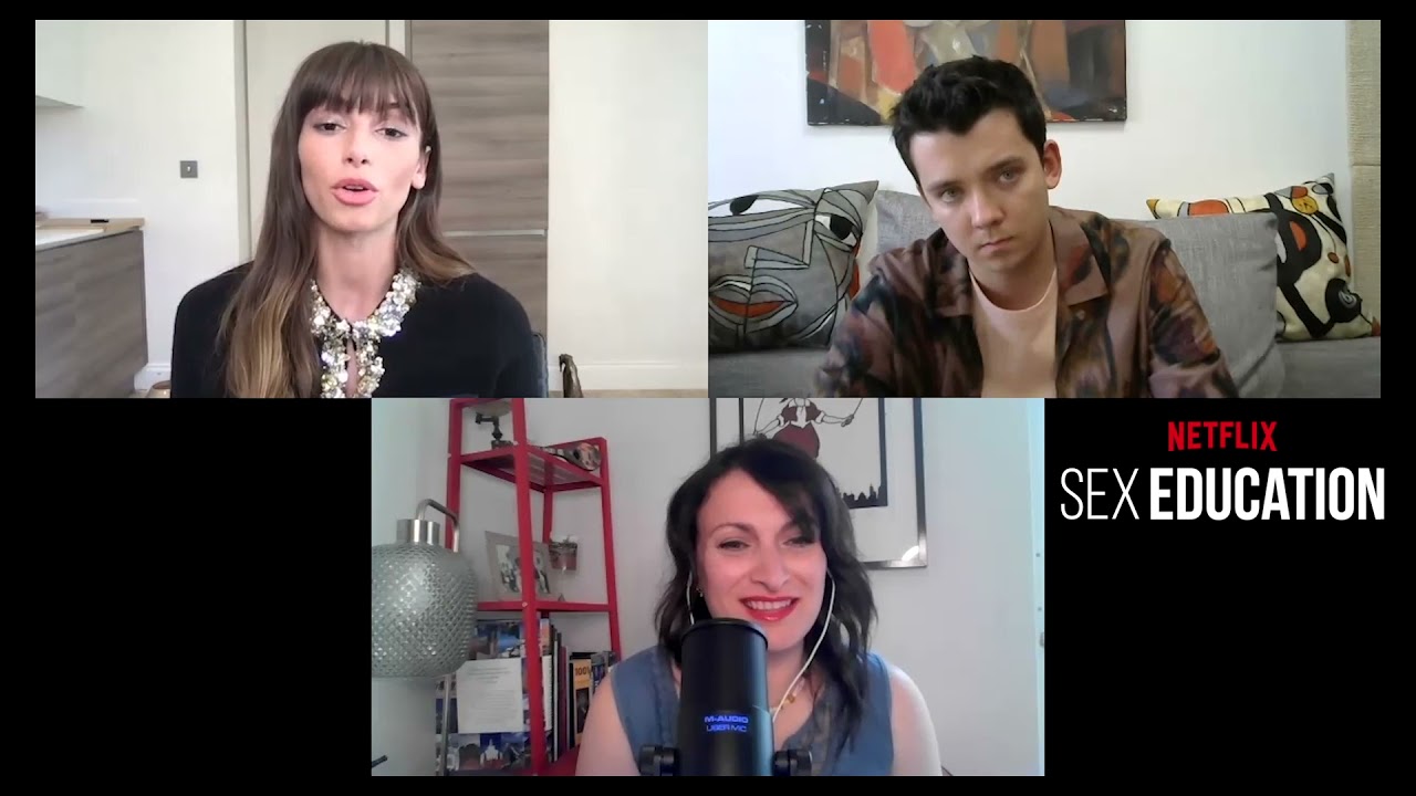 Asa Butterfield (Otis) & Mimi Keene (Ruby) Talk Sex Education Season 3
