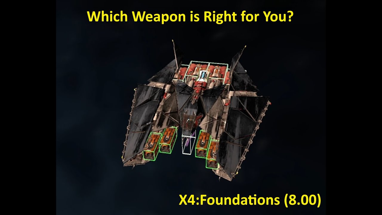 Какое оружие вам подходит? - X4: Основы (8.00)