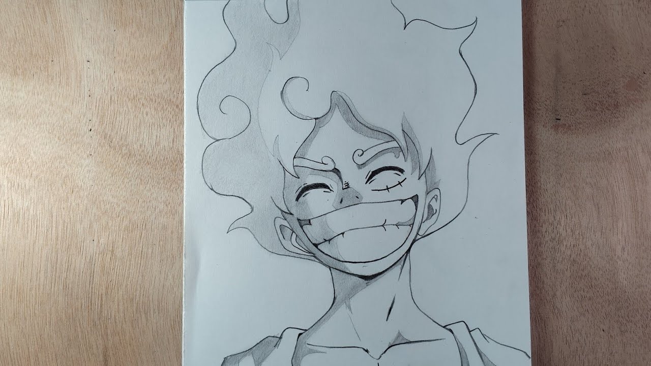 How to Draw Luffy gear 5 😈🔥 | One piece Anime Drawing Tutorial 
