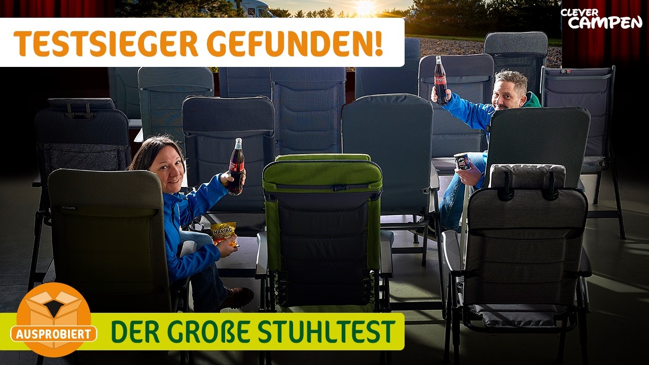 Der gro&szlig;e Campingstuhl Test 2026: 15 Hochlehner im Vergleich | Testsieger & Preistipp!