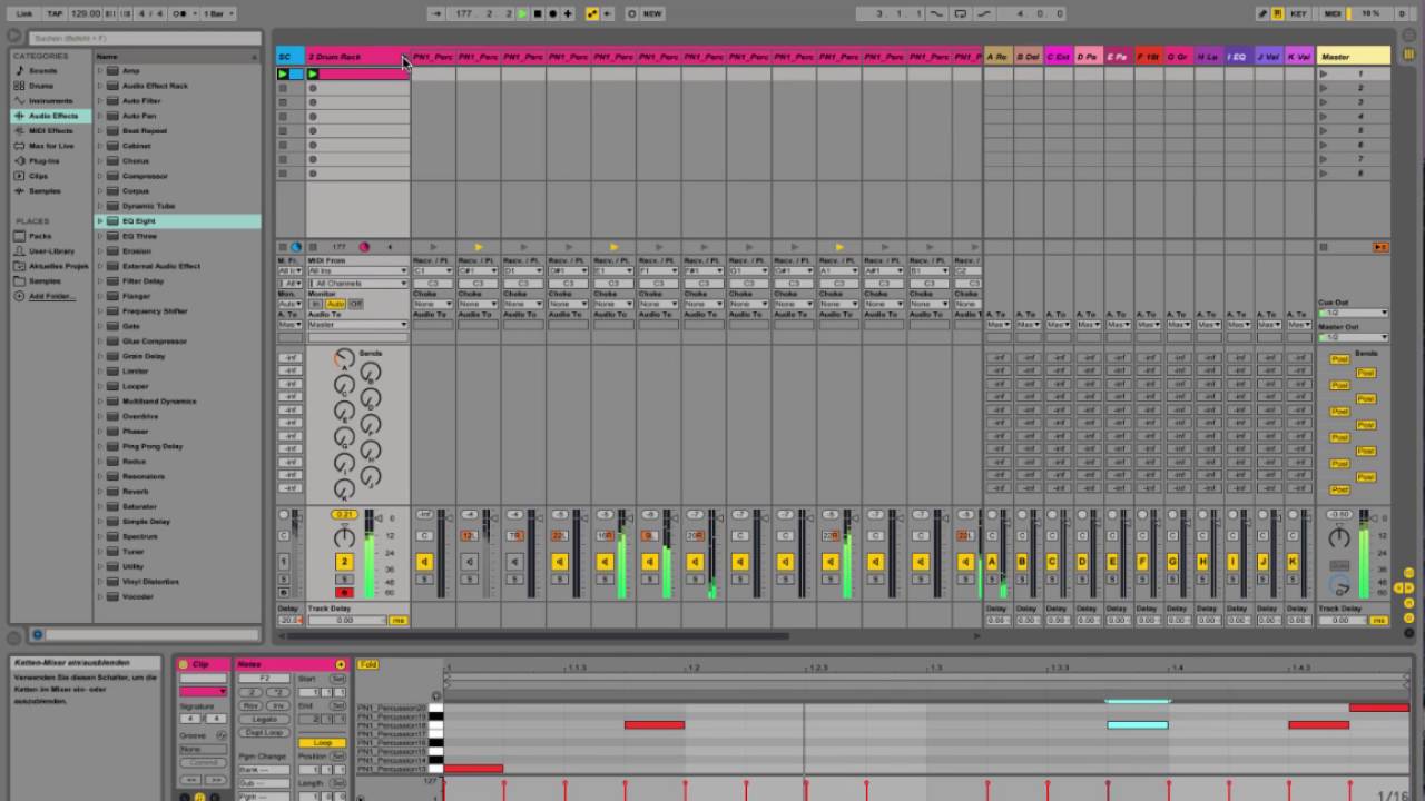 Ableton Live Techno Jam  (Ableton Live 2016)