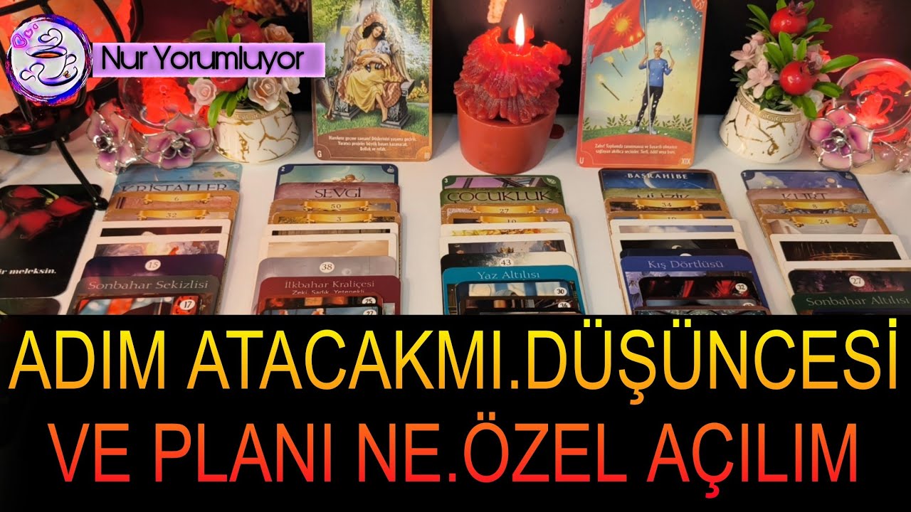 ONDAN 💕SANA ADIM GELİRMİ⁉️İLETİŞİME GEÇERMİ ⁉️DÜŞÜNCE VE PLANI NE ⁉️#tarot #keşfet 