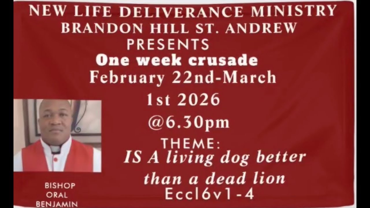 New Life Deliverance Ministry Crusade| Pastor McKenzie | Monday Night (02.23.2026)