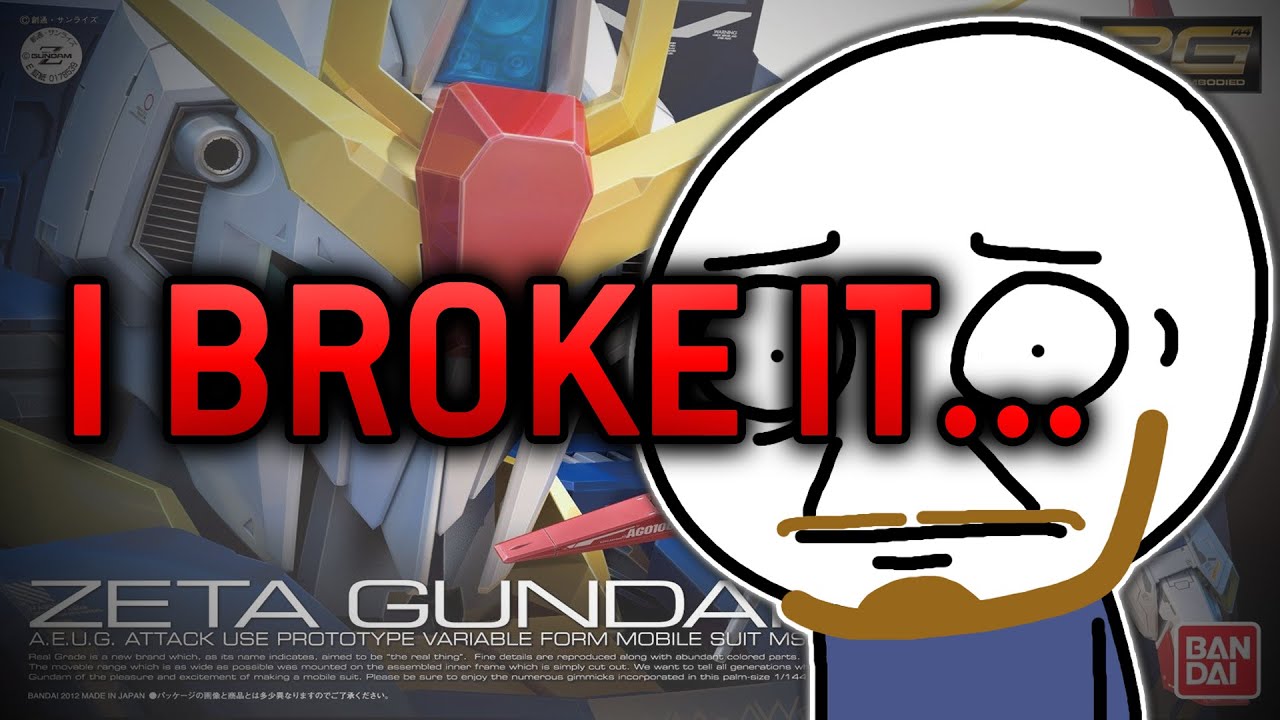 I tried the RG Zeta Gundam as my FIRST Real Grade Gunpla!