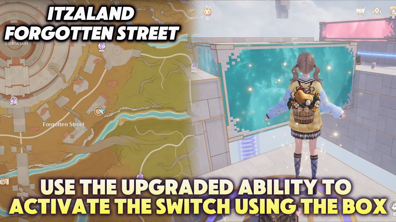 Use the box to activate the Switch | Forgotten Street | Infinity Nikki