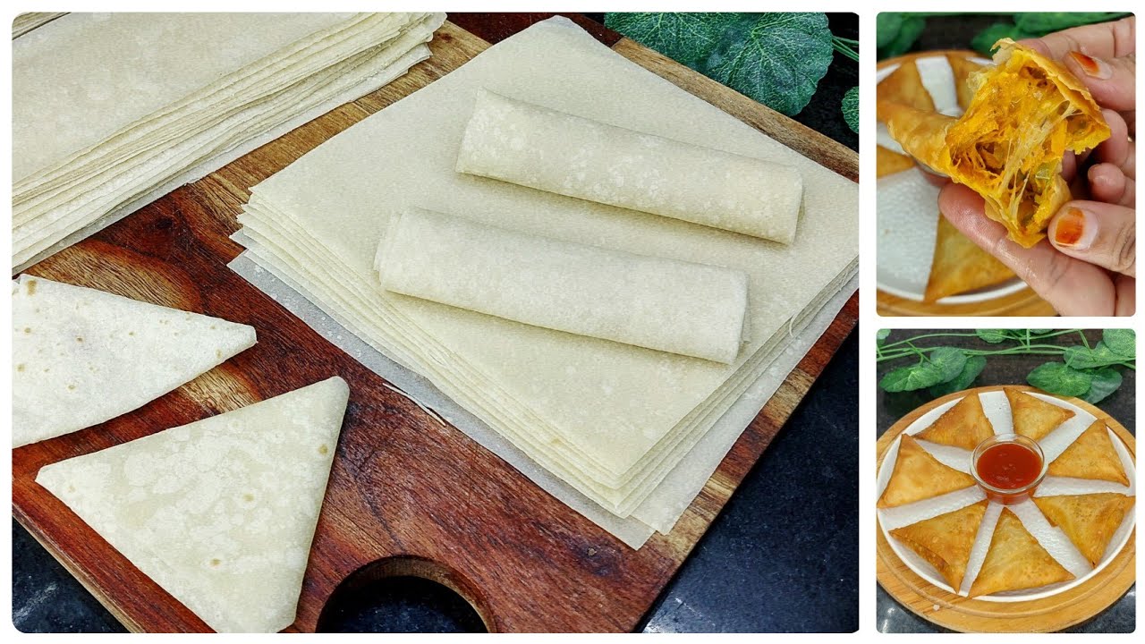 Homemade Samosa Sheets & Spring Roll Sheets | Easy Manda Patti Recipe | Ramzan 2026