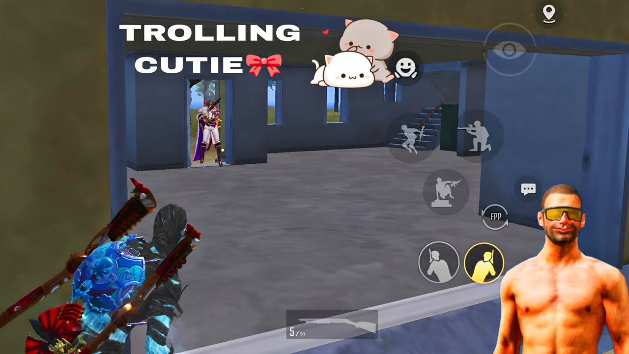 TROLLING CUTIE 🎀🤭 CUTE VOICE  FUNNY WOW MODE BGMI 🤌🏻
