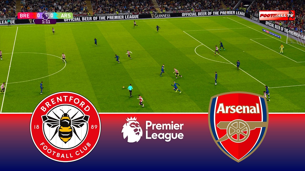 Brentford vs Arsenal - Premier League 2026 | Full Match All Goals | Pes 21 Gameplay