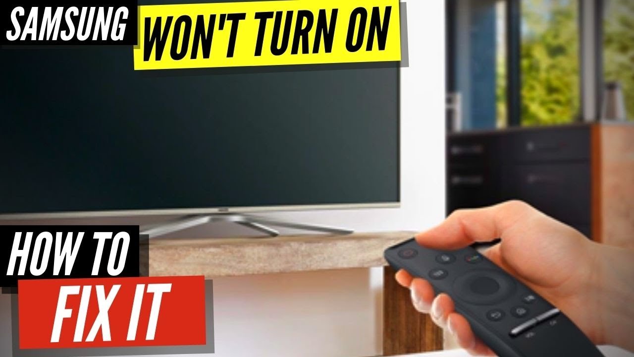 Как починить телевизор Samsung, который не включается