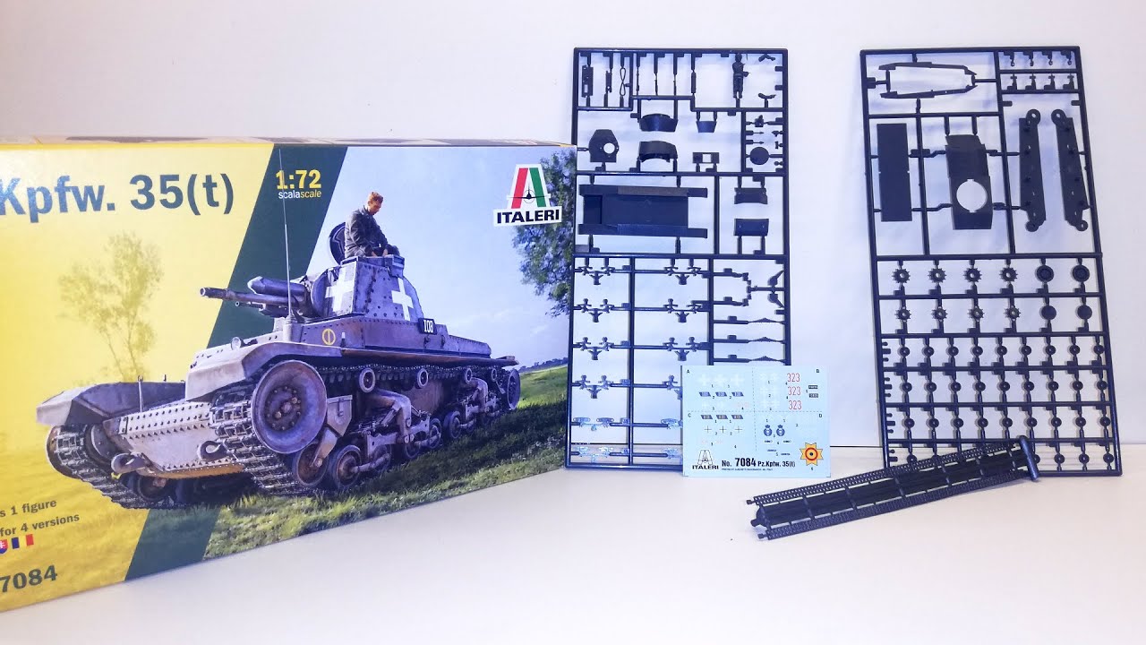 Pz.Kpfw. 35(t) Italeri 1:72 Bausatzbesprechung Unboxing
