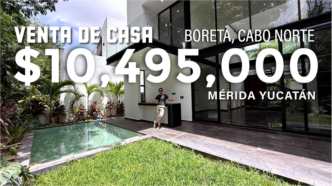 VENTA DE CASA EN MÉRIDA YUCATÁN | PRIVADA BORETA, CABO NORTE | CASA CON ACABADOS DE LUJO