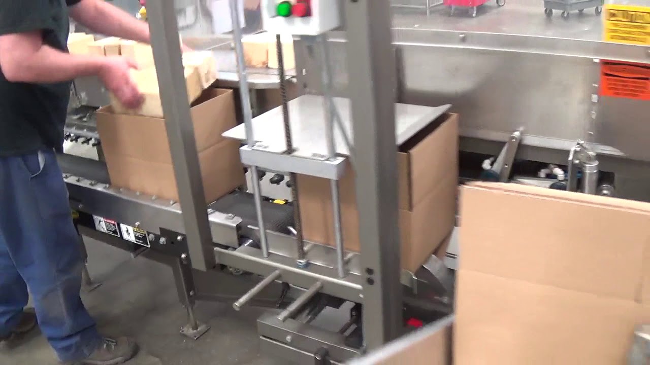G2595 Combi Ergo Pack Case Erector and Tape Sealer System SIGMA Equipment