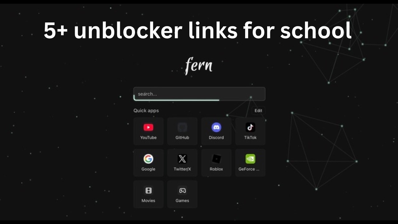5+ NEW Rare Unblockers Links | Unblocked Websites for School Chromebook (2026)