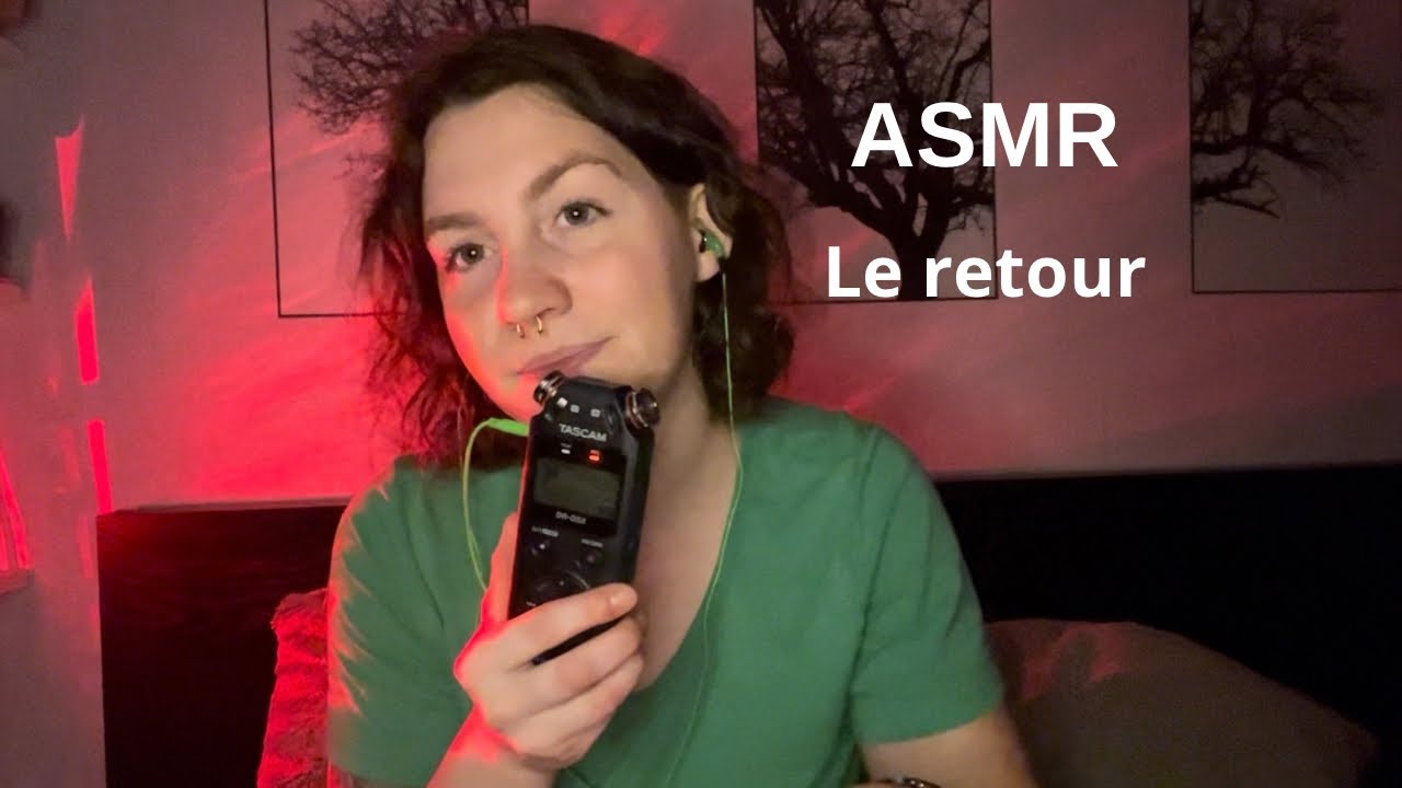ASMR ✨Je suis de retour, je vous raconte tout (Proche du tascam)