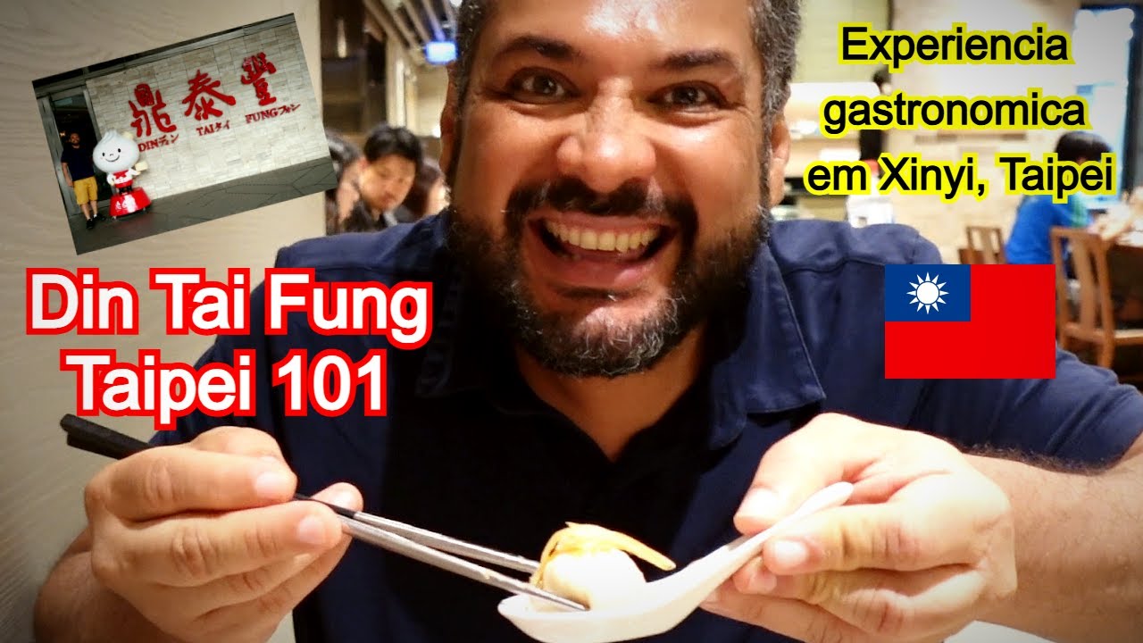 Almoço no DIN TAI FUNG - TAIPEI 101 - Domingo Perfeito no bairro de XINYI e muita COMIDA SABOROSA!