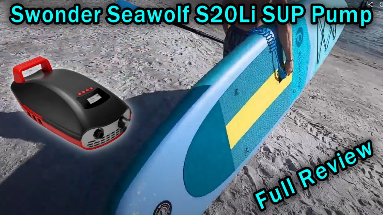 Swonder Seawolf S20Li 10000mAh Rechargeable High Speed Electric Dual Stage SUP Air Pump FULL REVIEW