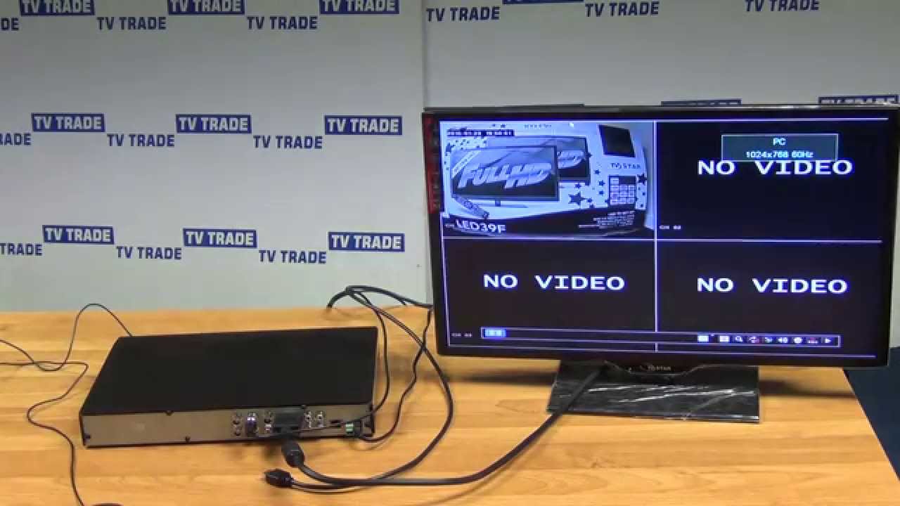 Как подключить DVR к телевизору через VGA или HDMI