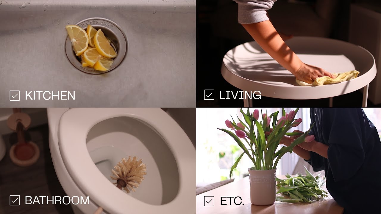 🧹how to (deep) clean your entire home in 1 week
