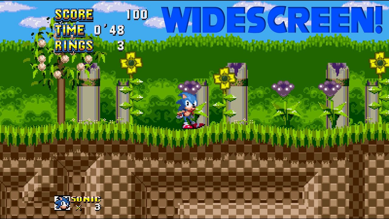 Play any Sonic Hack in widescreen (and any Genesis game)!