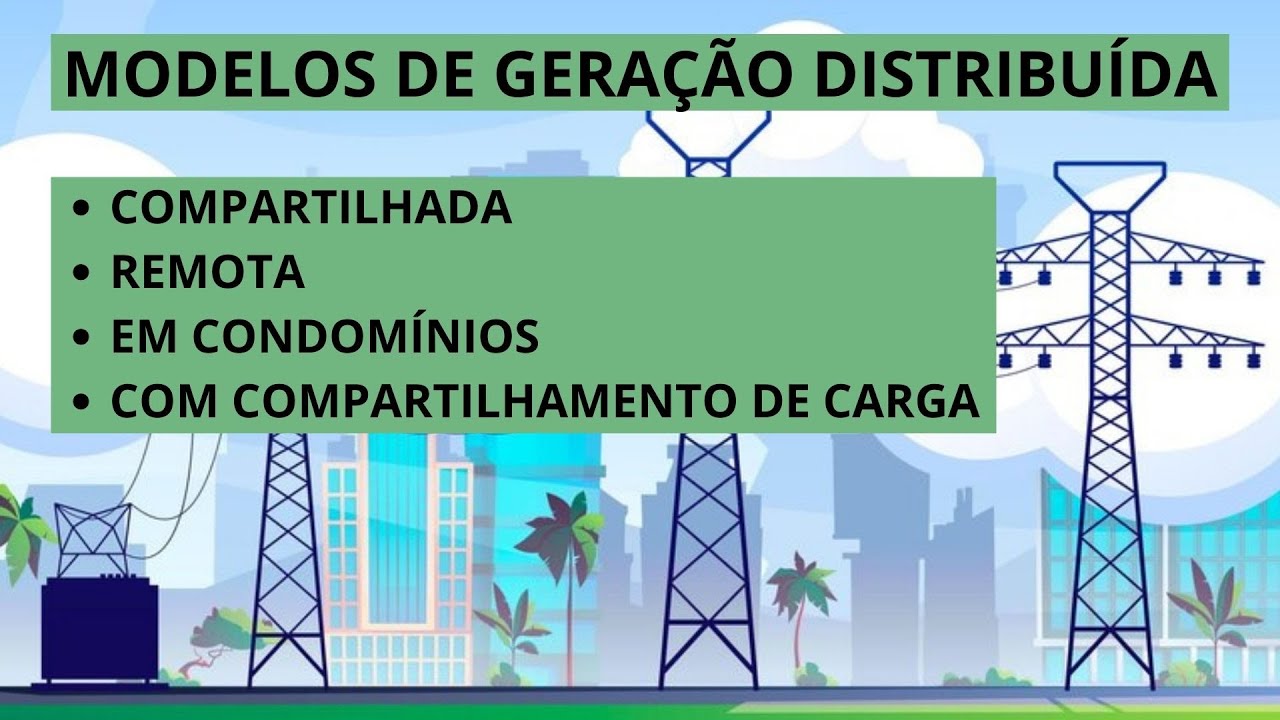 GERAÇÃO DISTRIBUÍDA COMPARTILHADA, REMOTA, CONDOMINIAL E JUNTO À CARGA