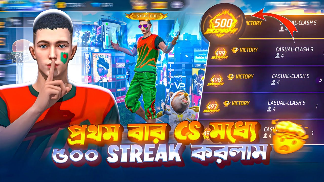 ১ম বার CS মধ্যে ৫০০ বার ভূঁইয়া করলাম 😎।।