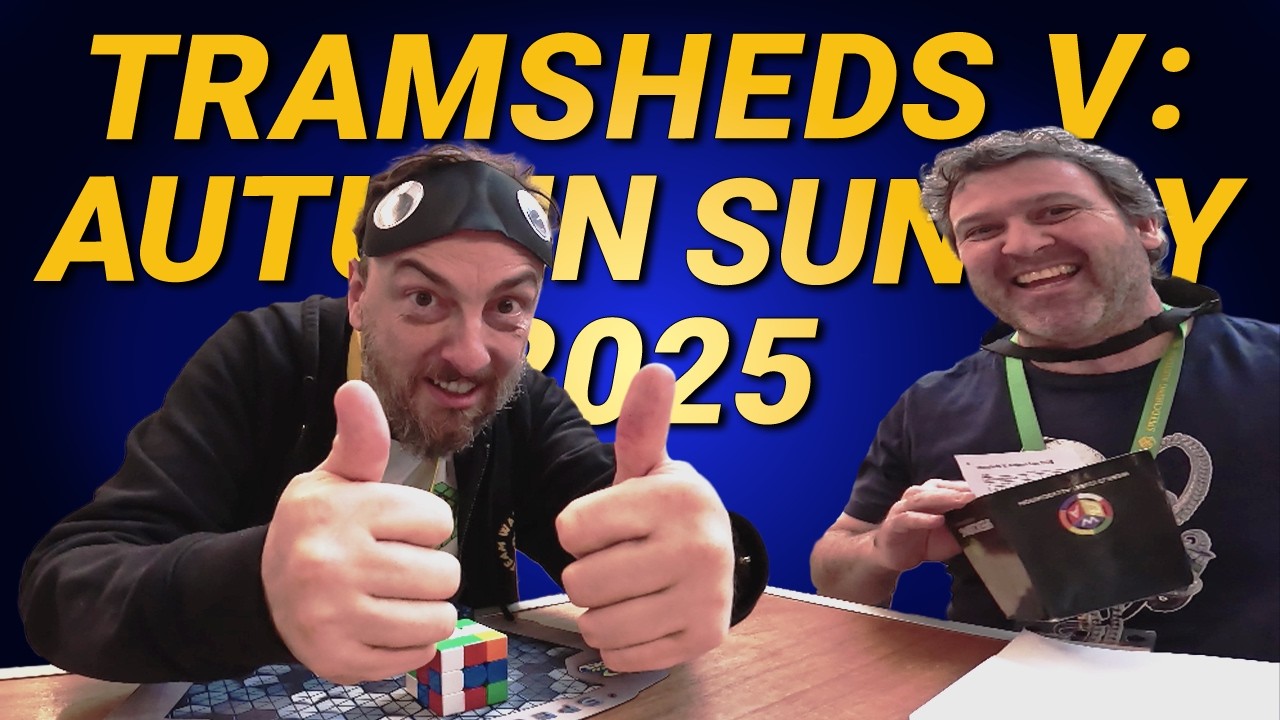 Trying out the MoYu Super WeiLong V2 | Tramsheds V: Autumn Sunday 2025 Speedcubing Australia Comp