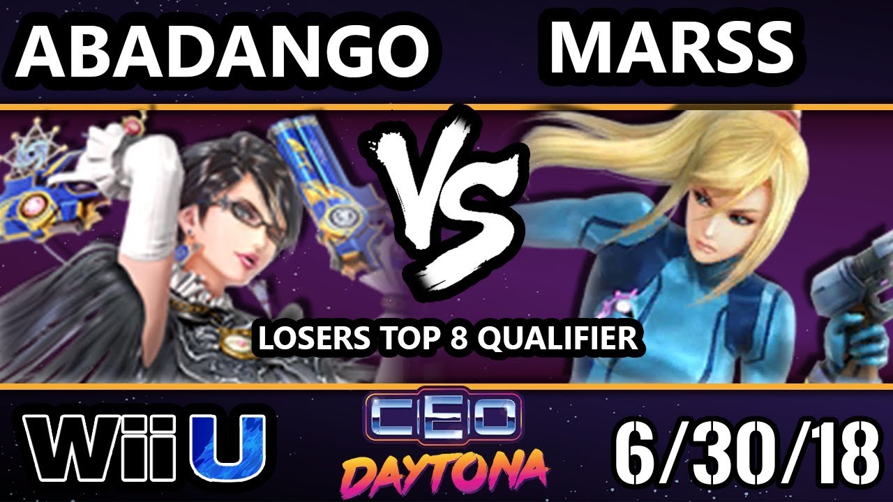 CEO 2018 Smash 4 - Marss (ZSS) Vs. Abadango (Bayonetta) Wii U - Losers Top 8 Qualifier