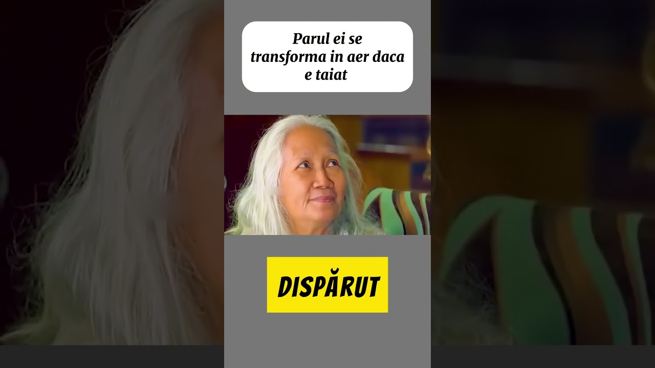 Parul Fetei Se Transforma In Aur De Indata Ce Este Taiat