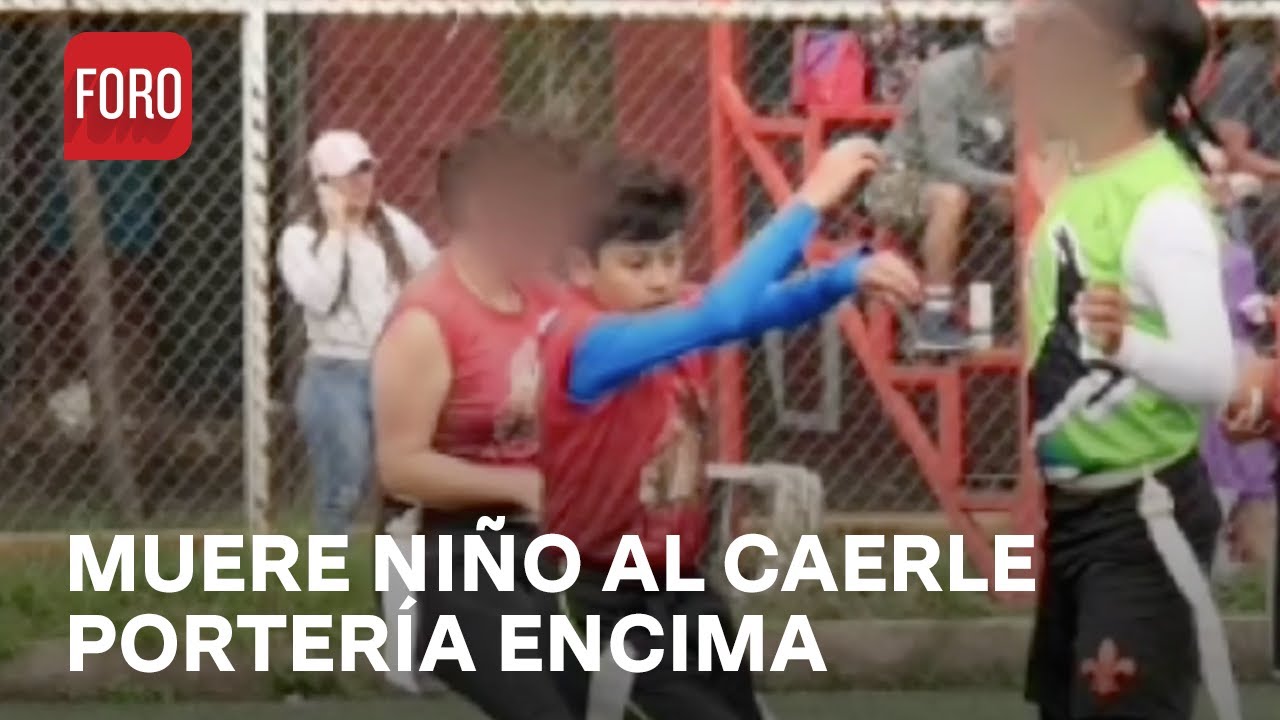 Muere niño de 11 años tras caerle portería durante curso de verano, madre implora justicia