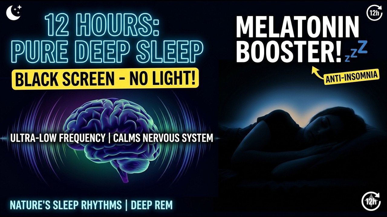 VIVID DREAMS Guaranteed: 12 Hours Deep REM Music | Black Screen | No Distractions