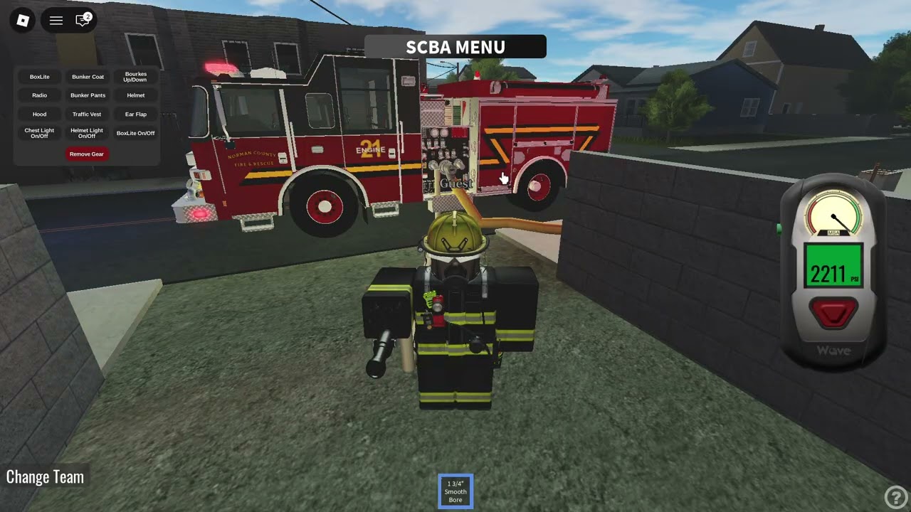 Normal County Fire figthers respond to a trash fire with a building threatend
