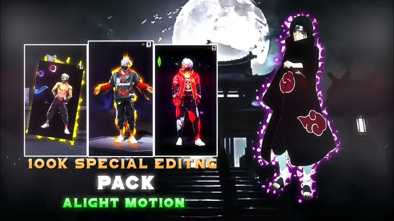 100K SPECIAL MEGA EDITING PACK ✨😎|FF CC+SHAKE+CUBE+AURA | FREE FIRE EDITING PACK #xml 