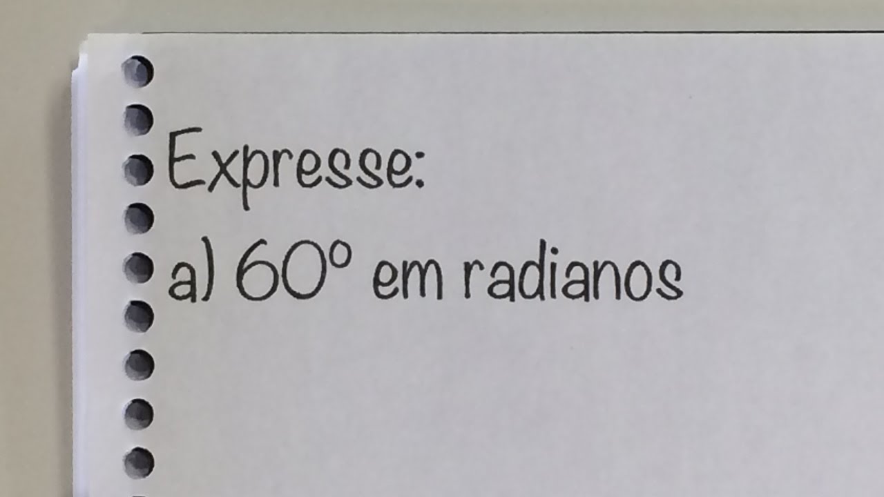 MFUNA | TC2 - Convertendo medidas de arcos de graus em radianos e vice-versa