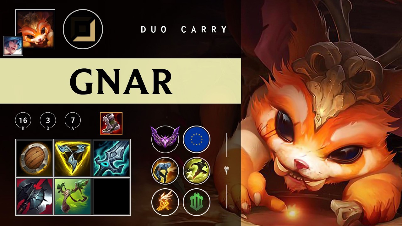 Gnar ADC vs Caitlyn - EUNE Master Patch 26.07