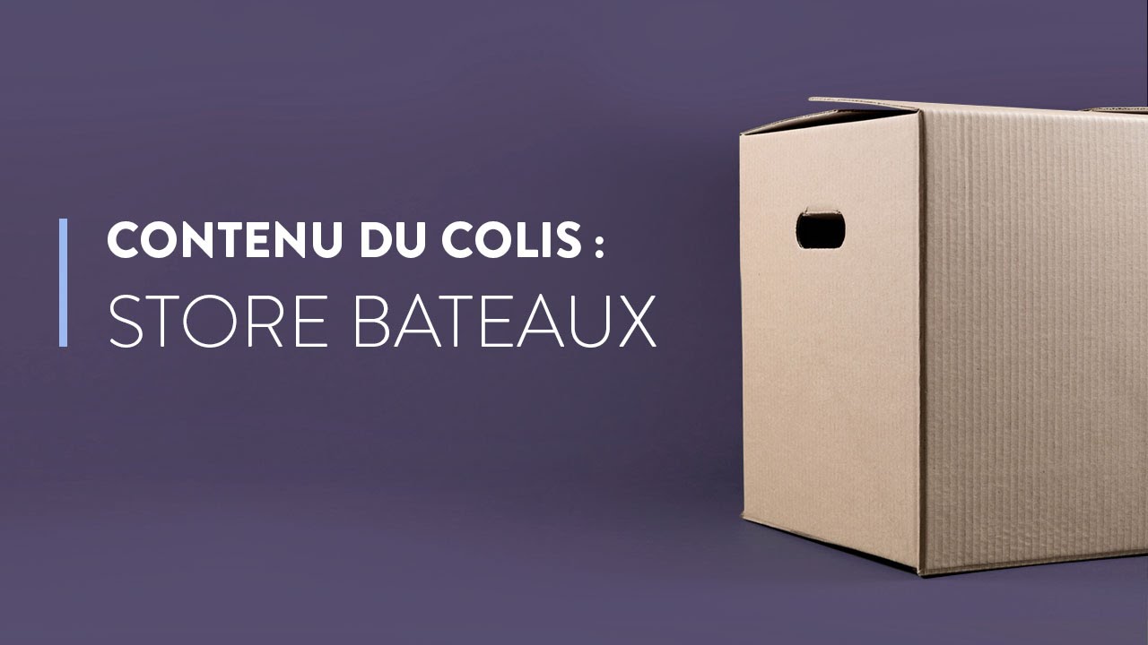 Contenu du colis store bateau non-feu M1 – Présentation | Prosolair.com
