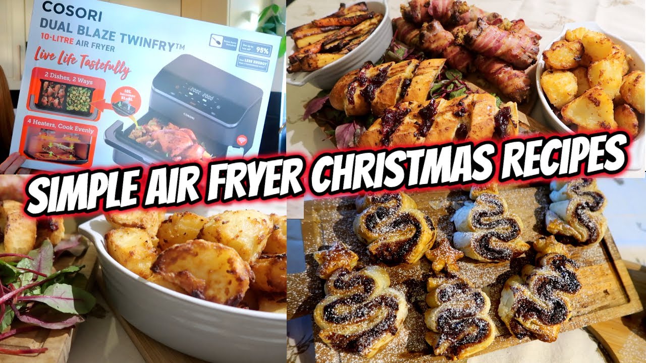 6 РОЖДЕСТВЕНСКИХ РЕЦЕПТОВ ДЛЯ АЭРОФРИТЮРНИЦЫ в COSORI TWINFRY ~ #cosori #twinfry #cosoriairfryer ...