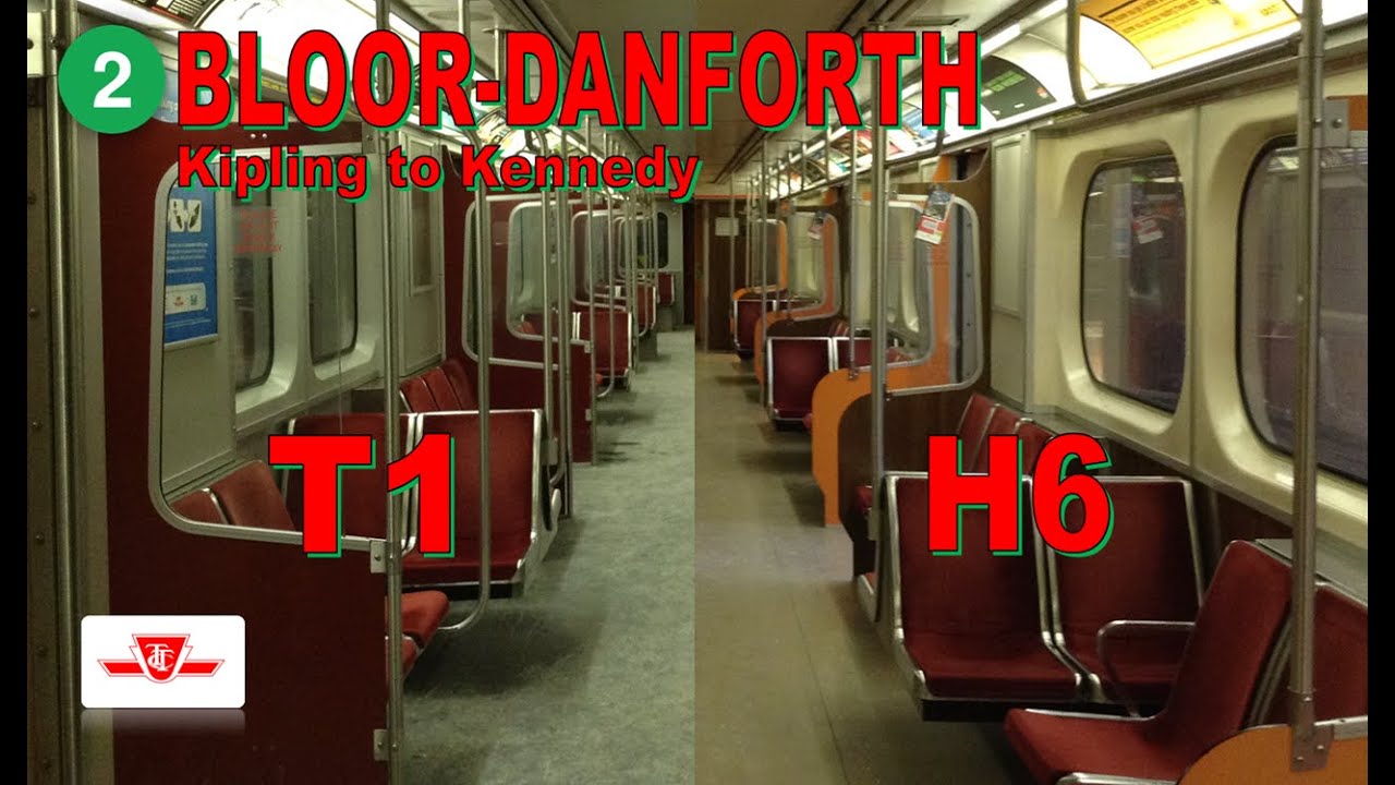 THROWBACK: 2 Bloor-Danforth - TTC Bombardier T1 & UTDC H6 (Kipling Station to Kennedy Station)