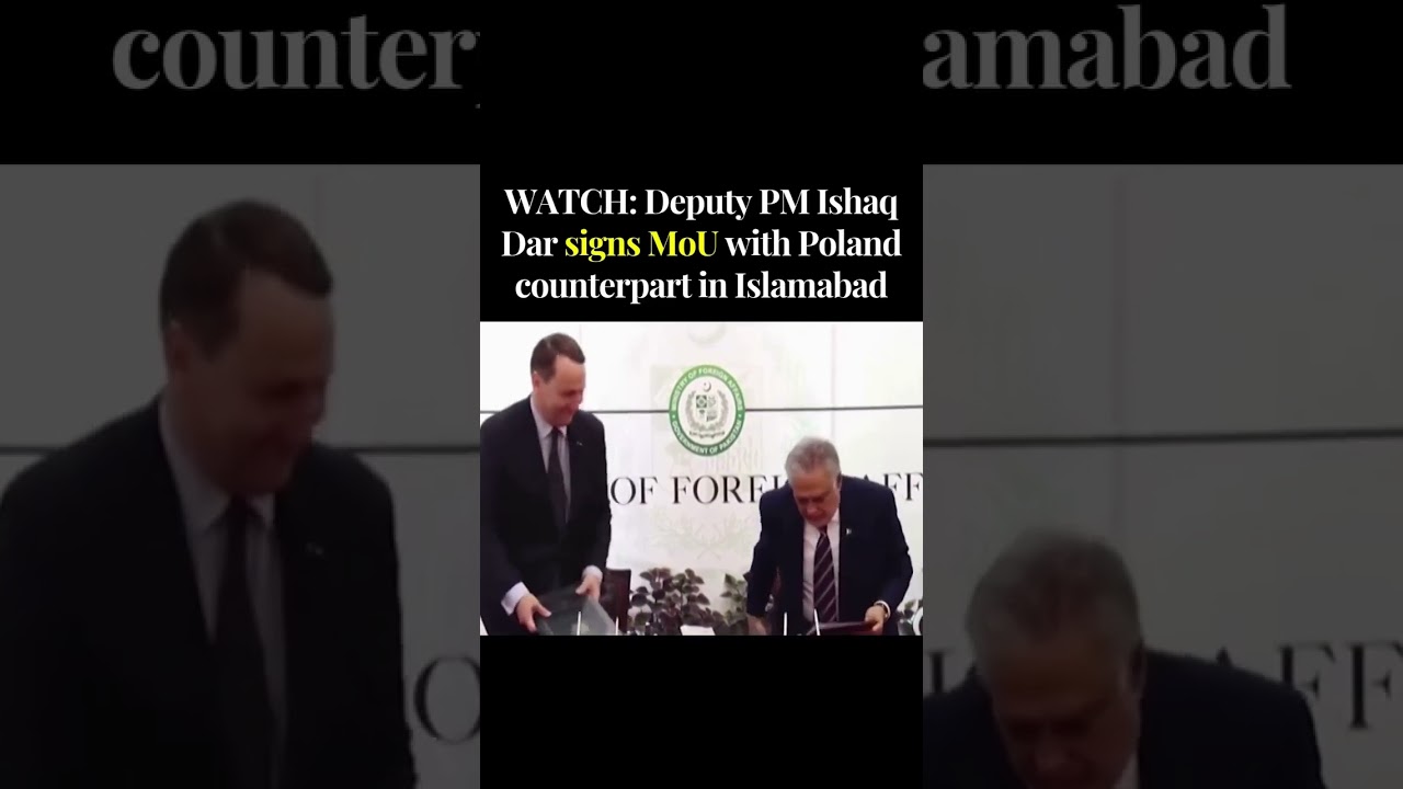 Pakistan and Poland Strengthen Ties with MoU Signing, Islamabad Meeting #Pakistan