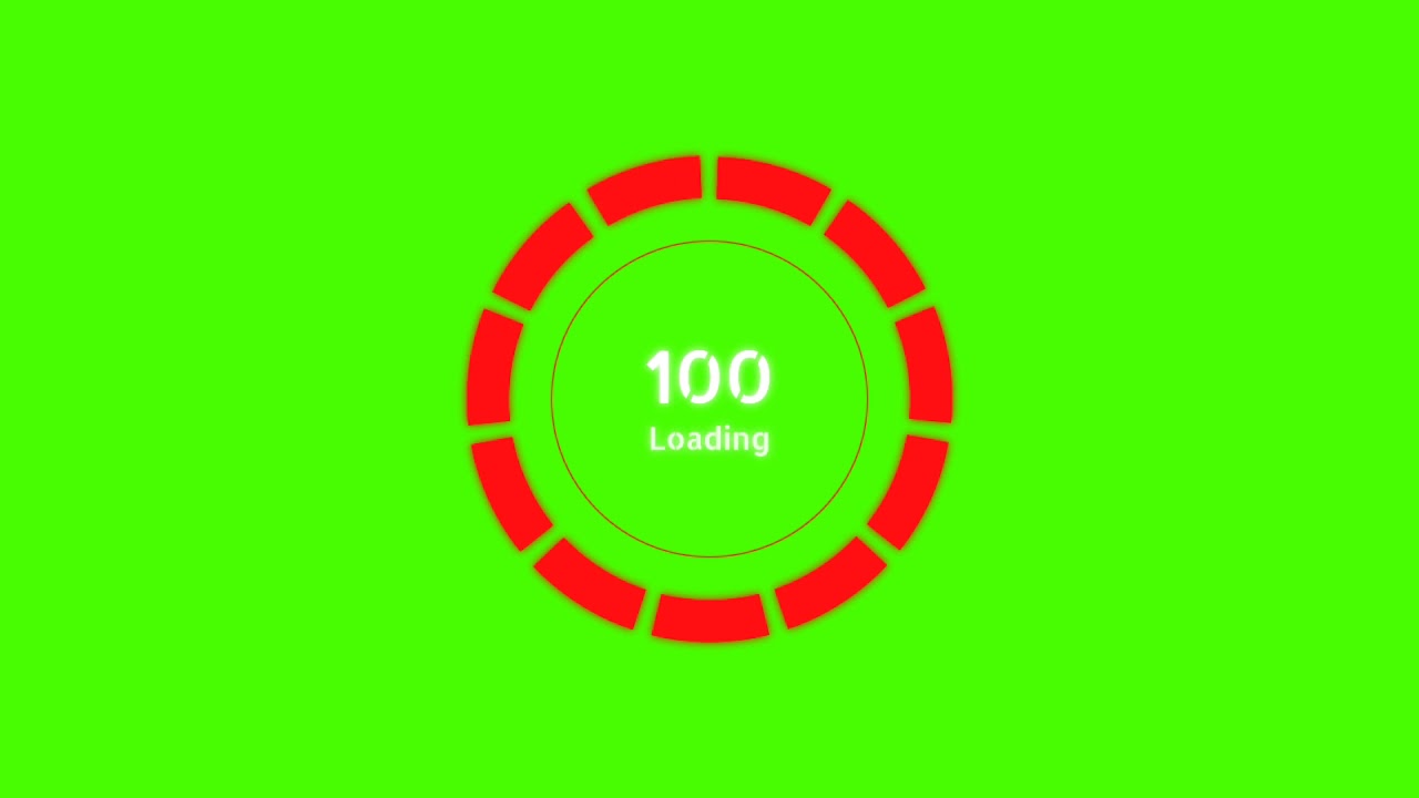 Loading Bufferring Lost Connection #2 / Greenscreen HD for Vlogs