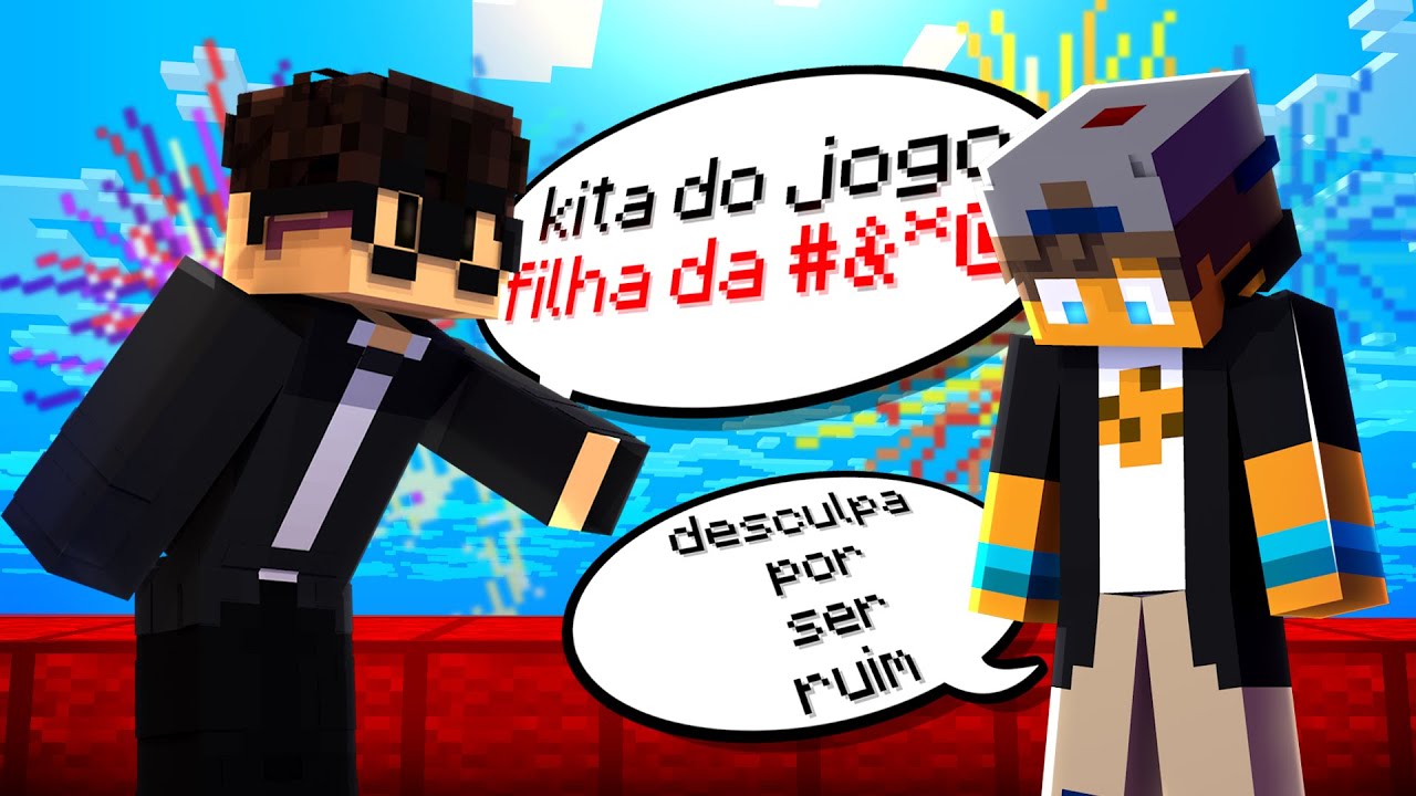 SENDO TÓXICO NO BEDWARS!