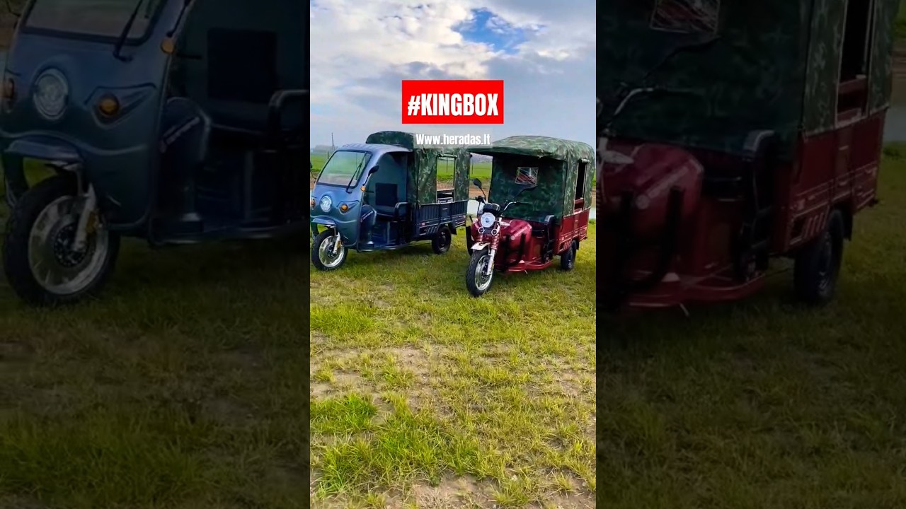 Elektrinis krovininis triratis Kingbox #Jinpeng#krovininistriratis #electrictricycle #electricpower