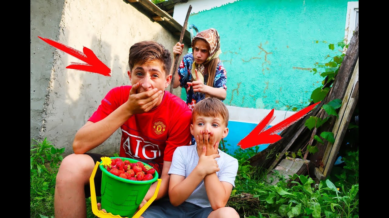 Matușa IOANA i-a PRINS în GRADINA cu CĂPUȘUNI/ISTORIOARĂ Educativa