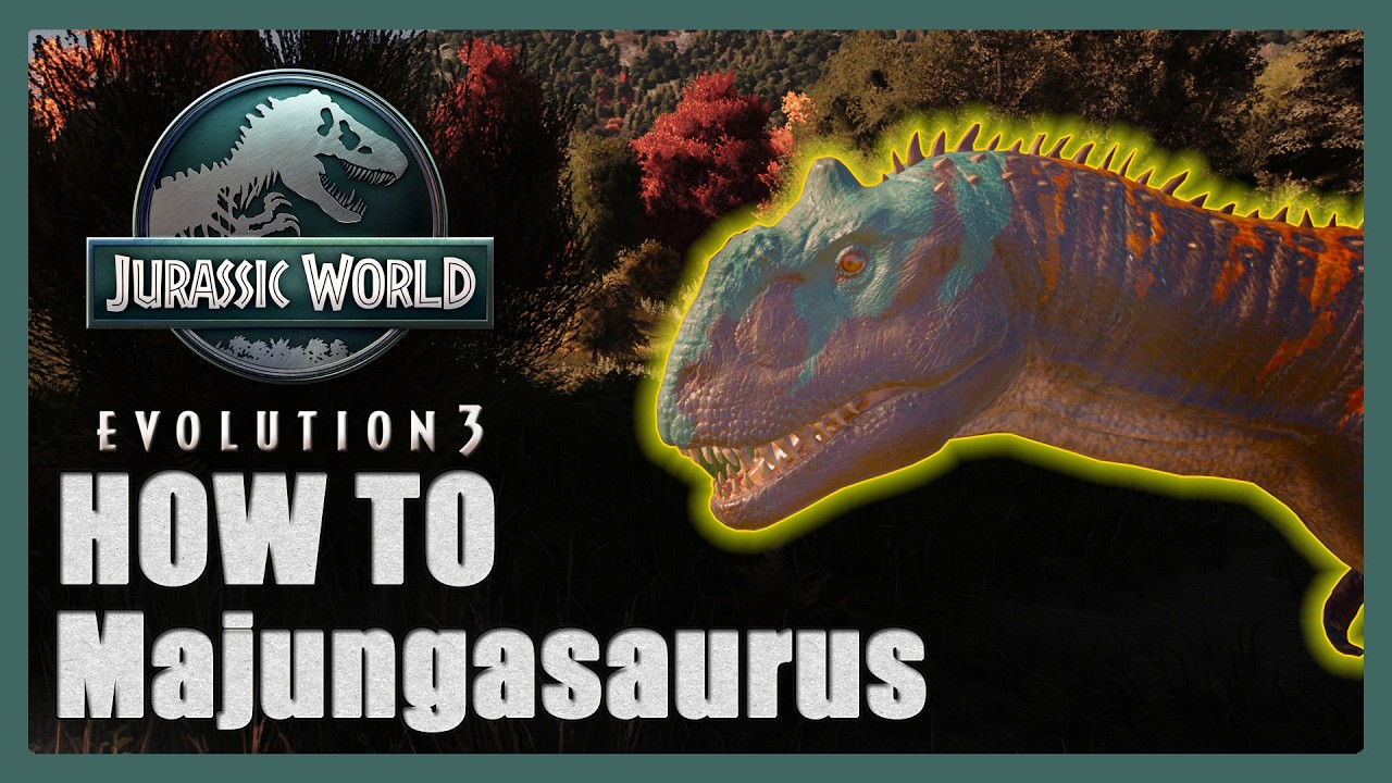 How to Unlock the NEW FREE Majungasaurus! Full Guide & Customisation | JWE3- 1JMGames