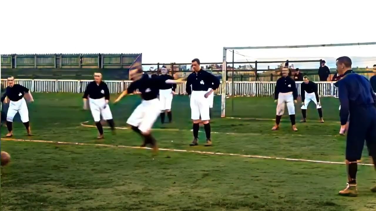 El partido grabado de f&uacute;tbol m&aacute;s antiguo del mundo 1897.