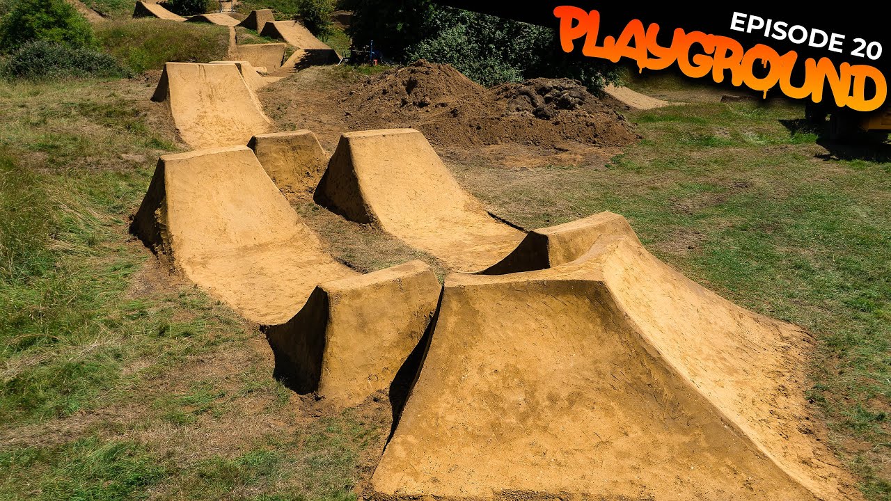 BUILDING AND RIDING A FULL SET OF MTB DIRT JUMPS AND TRANSFERS!!