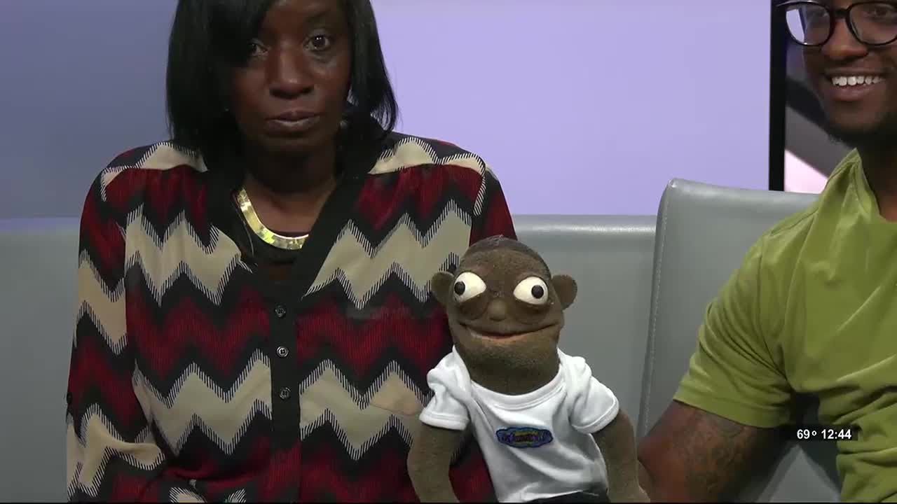 Viral puppet Dukie visits The WNDU Studios!