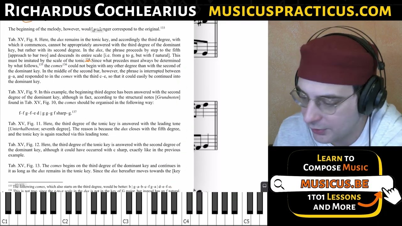 🎹 Marpurg - Treatise on the Fugue - Subjects Starting on the 3rd Degree Part 3 - #23