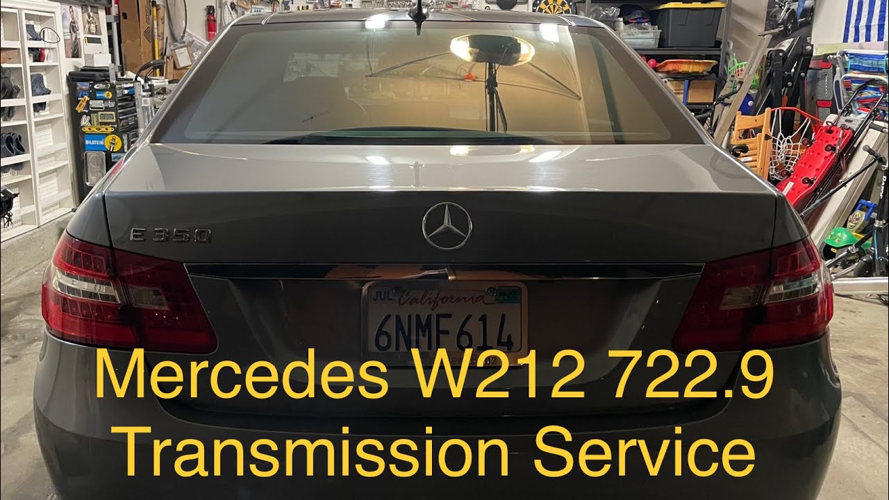 2010 Mercedes E350 W212 722.9 Трансмиссия Обслуживание