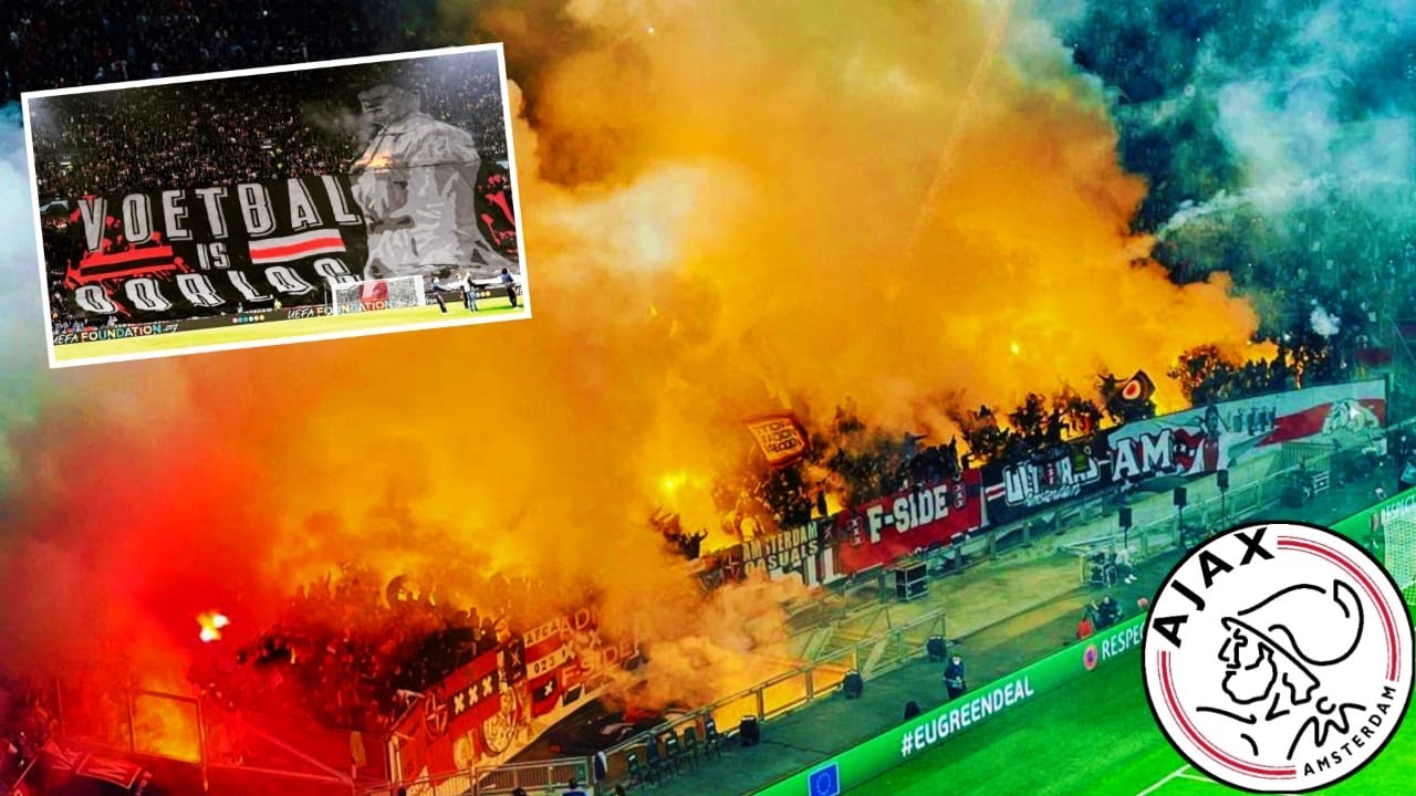 Ultras Ajax Pyro on Champions League || Ajax Amsterdam vs Borussia Dortmund (19.10.2021)