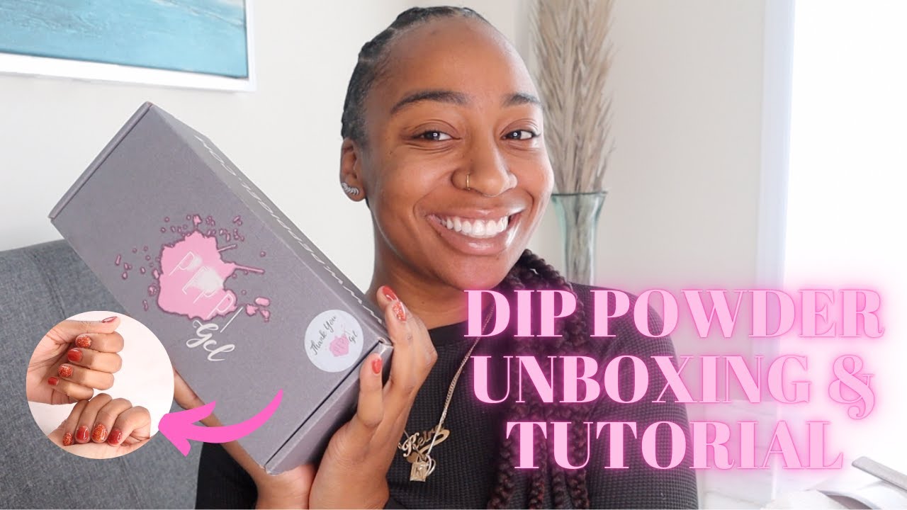 PEPPI GEL DIP POWDER UNBOXING & TUTORIAL | Dip Powder Kit Tutorial | DIY At-Home Mani/Nails